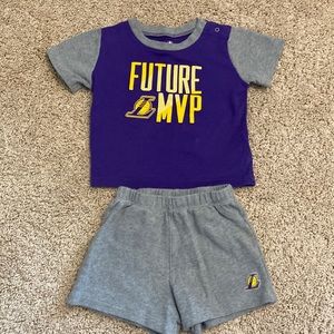 24 month lakers outfit